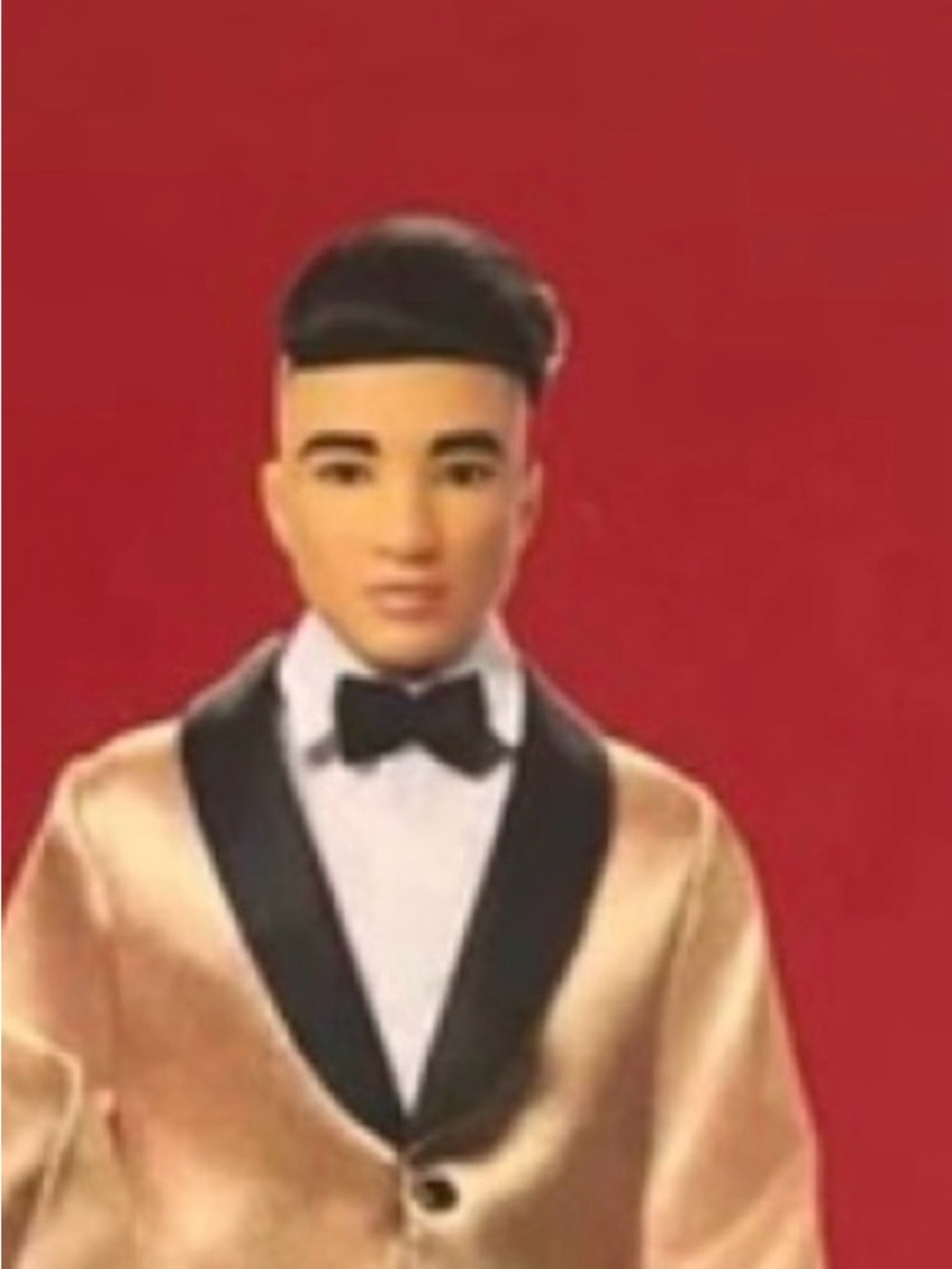 2025 Asian American Ken holiday Doll dressed in good